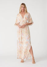 Load image into Gallery viewer, Bohemian Tribal Print Smocked Maxi Dress