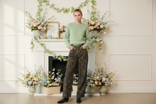 Load image into Gallery viewer, Wild & Free Leopard Print Relaxed Wide Leg Jeans