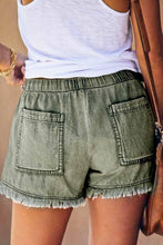Load image into Gallery viewer, Olive Grove Vintage Vibes Shorts (curvy collection)