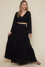 Load image into Gallery viewer, Desert Bloom Eyelet Crop Top/ Maxi Skirt Set (Sold Separately)