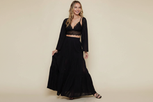 Load image into Gallery viewer, Desert Bloom Eyelet Crop Top/ Maxi Skirt Set (Sold Separately)