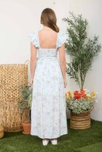 Load image into Gallery viewer, The Garden Muse Maxi Dress (Blue or Pink)
