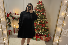 Load image into Gallery viewer, Elegant in Velour Swing Dress (Curvy Collection)