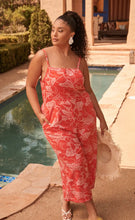 Load image into Gallery viewer, Tropical Coral Jumpsuit (Curvy Collection)