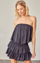 Load image into Gallery viewer, Heartbreaker Ruffle Romper Dress