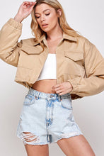 Load image into Gallery viewer, Crisp Cool Days Cropped Padded Jacket