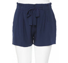 Load image into Gallery viewer, Paperbag Highwaisted Drawstring Shorts (Curvy Collection)