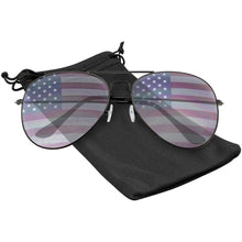 Load image into Gallery viewer, Seeing Stars Patriotic Aviator Sunnies (2 colors available)