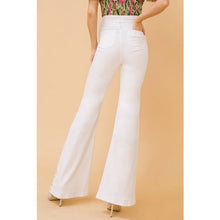 Load image into Gallery viewer, Snazzy Snap High Waisted Paperbag Flare Jeans (2 colors available)