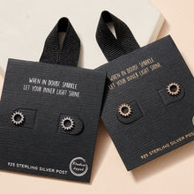 Load image into Gallery viewer, When in Doubt, Sparkle! Pave Gold Dip Stud Earrings