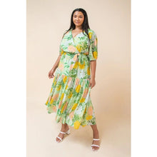 Load image into Gallery viewer, Tropical Summer Nights Dress (Curvy Collection)