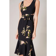 Load image into Gallery viewer, Throw the Bouquet Floral & Flouncy Hem Dress