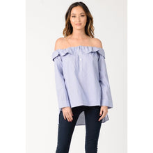 Load image into Gallery viewer, Harbor Breeze Off Shoulder Top