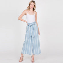 Load image into Gallery viewer, Coastal Stripes Paperbag Pants