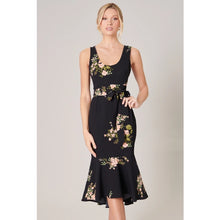 Load image into Gallery viewer, Throw the Bouquet Floral & Flouncy Hem Dress