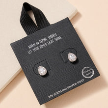 Load image into Gallery viewer, Raindrops are Falling on my Ears Gold Dip Stud Earrings