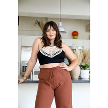 Load image into Gallery viewer, Crochet Halter Bralette (3 colors available)