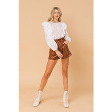 Load image into Gallery viewer, Foxy Faux Leather Shorts