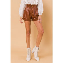 Load image into Gallery viewer, Foxy Faux Leather Shorts