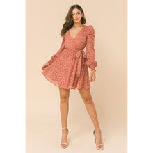 Load image into Gallery viewer, Wild at Heart Leopard Burnout Dress