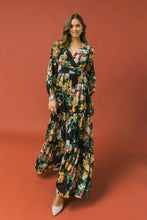 Load image into Gallery viewer, Sweet Floral Long Sleeve Maxi Dress