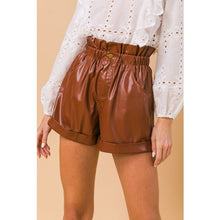 Load image into Gallery viewer, Foxy Faux Leather Shorts