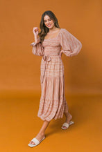 Load image into Gallery viewer, Boho Blush Midi Dress