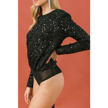 Load image into Gallery viewer, Sparkle & Shine Sequin Bodysuit