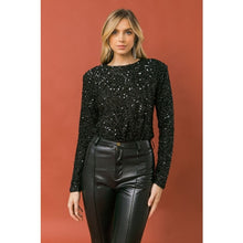 Load image into Gallery viewer, Sparkle & Shine Sequin Bodysuit