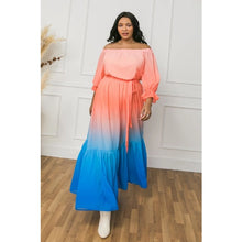 Load image into Gallery viewer, Sweet as Sorbet Maxi Dress (Curvy Collection)