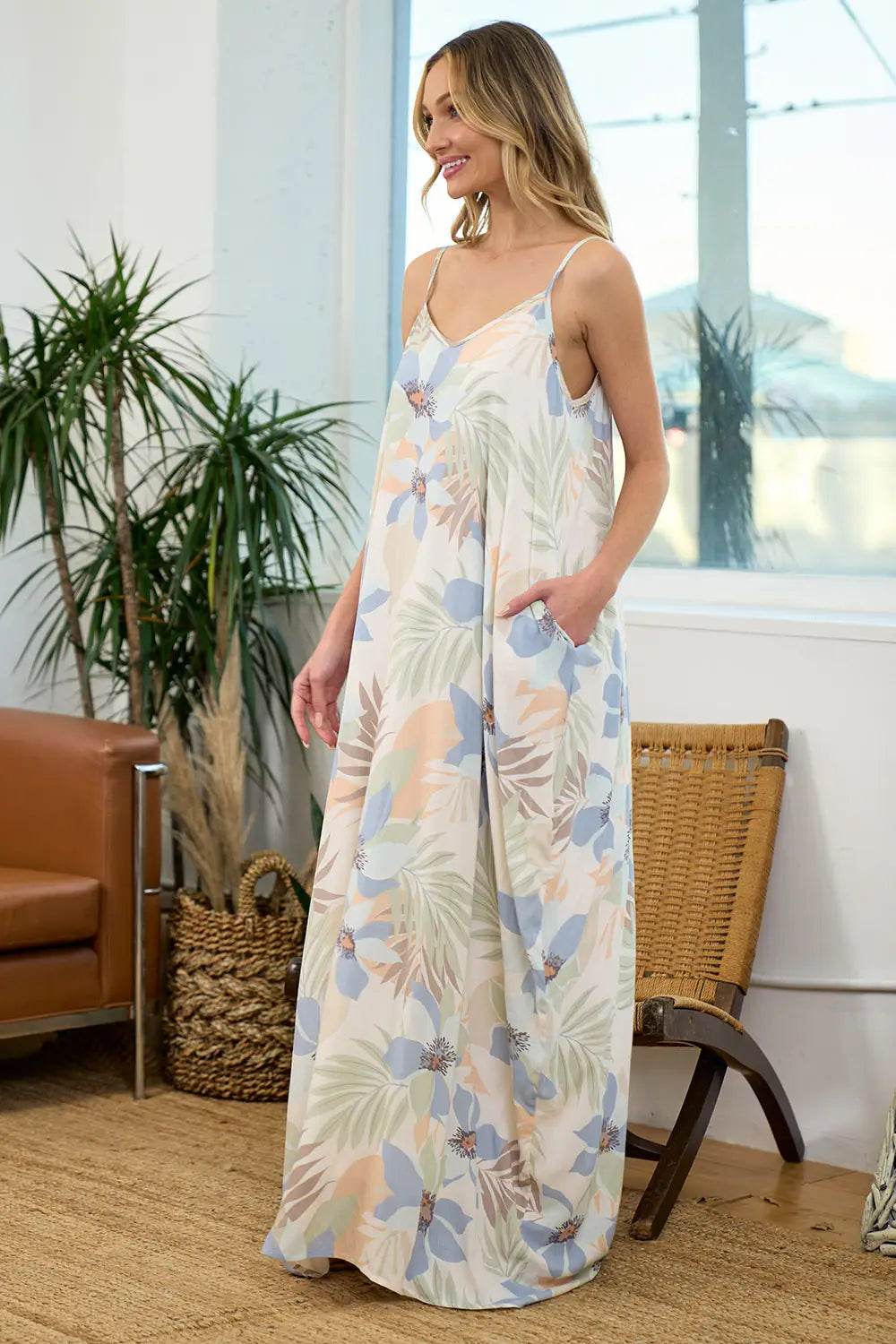 Tropical Goddess Maxi Dress (Available in Curvy Collection) XL (14/16/18)