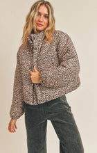 Load image into Gallery viewer, Jagger Leopard Puffer Jacket