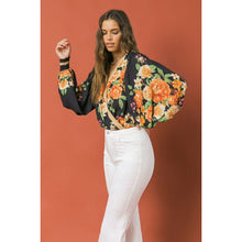 Load image into Gallery viewer, Fallin' For You Floral Bodysuit
