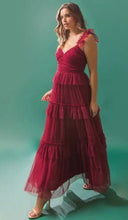 Load image into Gallery viewer, Like a Fine Wine Merlot Maxi Dress