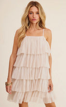 Load image into Gallery viewer, Champagne Toast Tulle Layered Dress