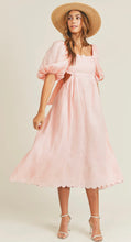 Load image into Gallery viewer, Sweet Countryside Cut-out Scalloped Dress
