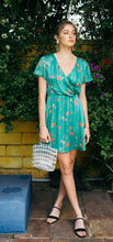 Load image into Gallery viewer, Jaded for You Floral Skater Dress