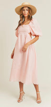 Load image into Gallery viewer, Sweet Countryside Cut-out Scalloped Dress