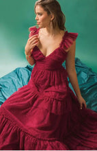 Load image into Gallery viewer, Like a Fine Wine Merlot Maxi Dress