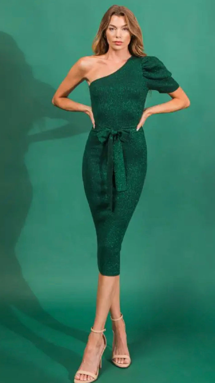 Luck be a Lady Shimmer Dress L