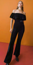 Load image into Gallery viewer, Black Velvet If You Please Jumpsuit