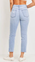 Load image into Gallery viewer, The “It” Jean Light Wash Super High Rise Straight Jean