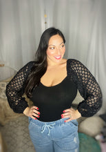 Load image into Gallery viewer, Lace & Grace Bodysuit (2 colors) Curvy Collection available