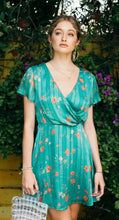 Load image into Gallery viewer, Jaded for You Floral Skater Dress