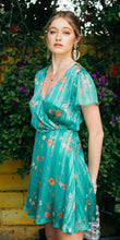 Load image into Gallery viewer, Jaded for You Floral Skater Dress