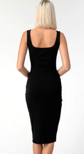 Load image into Gallery viewer, Hug those Curves Ribbed Button Dress