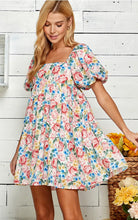 Load image into Gallery viewer, Be a Bridgerton Babydoll Floral Dress