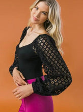 Load image into Gallery viewer, Lace & Grace Bodysuit (2 colors) Curvy Collection available