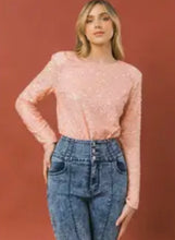 Load image into Gallery viewer, Sparkle & Shine Sequin Bodysuit