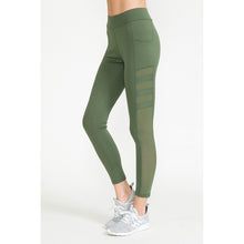 Load image into Gallery viewer, Pocketed Mesh Detail Legging
